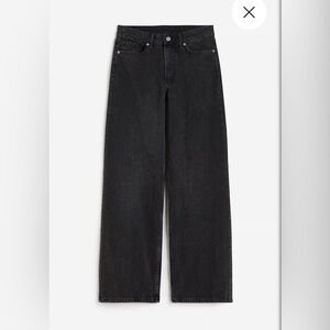 New w tags✨ H&M. Black baggy jeans. Size 6/ EUR 38